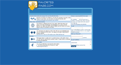 Desktop Screenshot of favoritespage.com